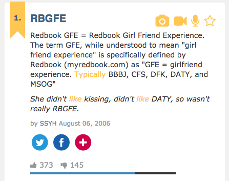 Urban Dictionary Defines RBGFE