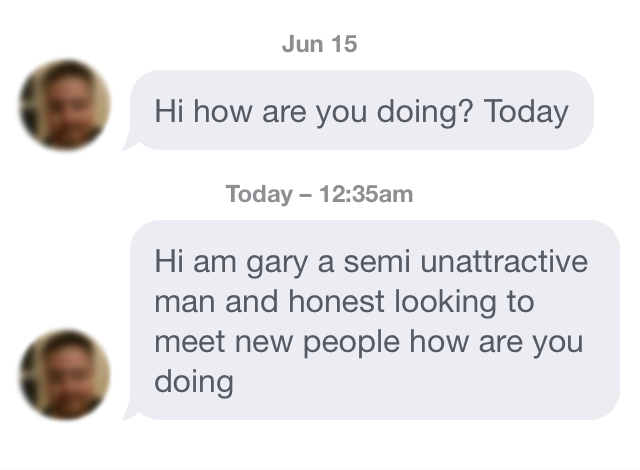 A Semi-Unattractive Man