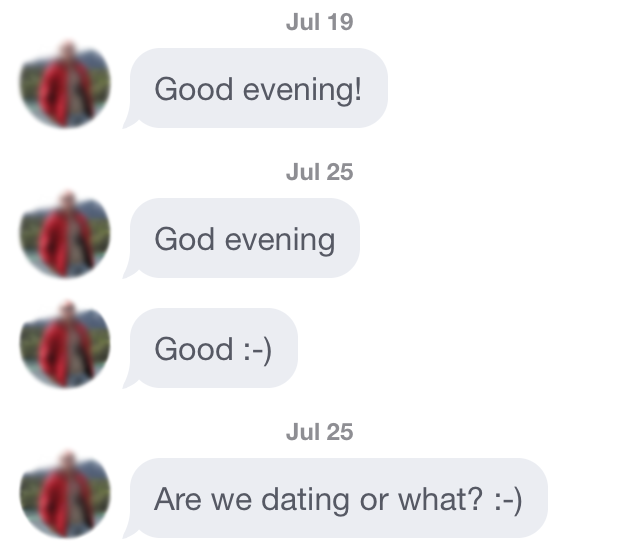 online dating no response to messages